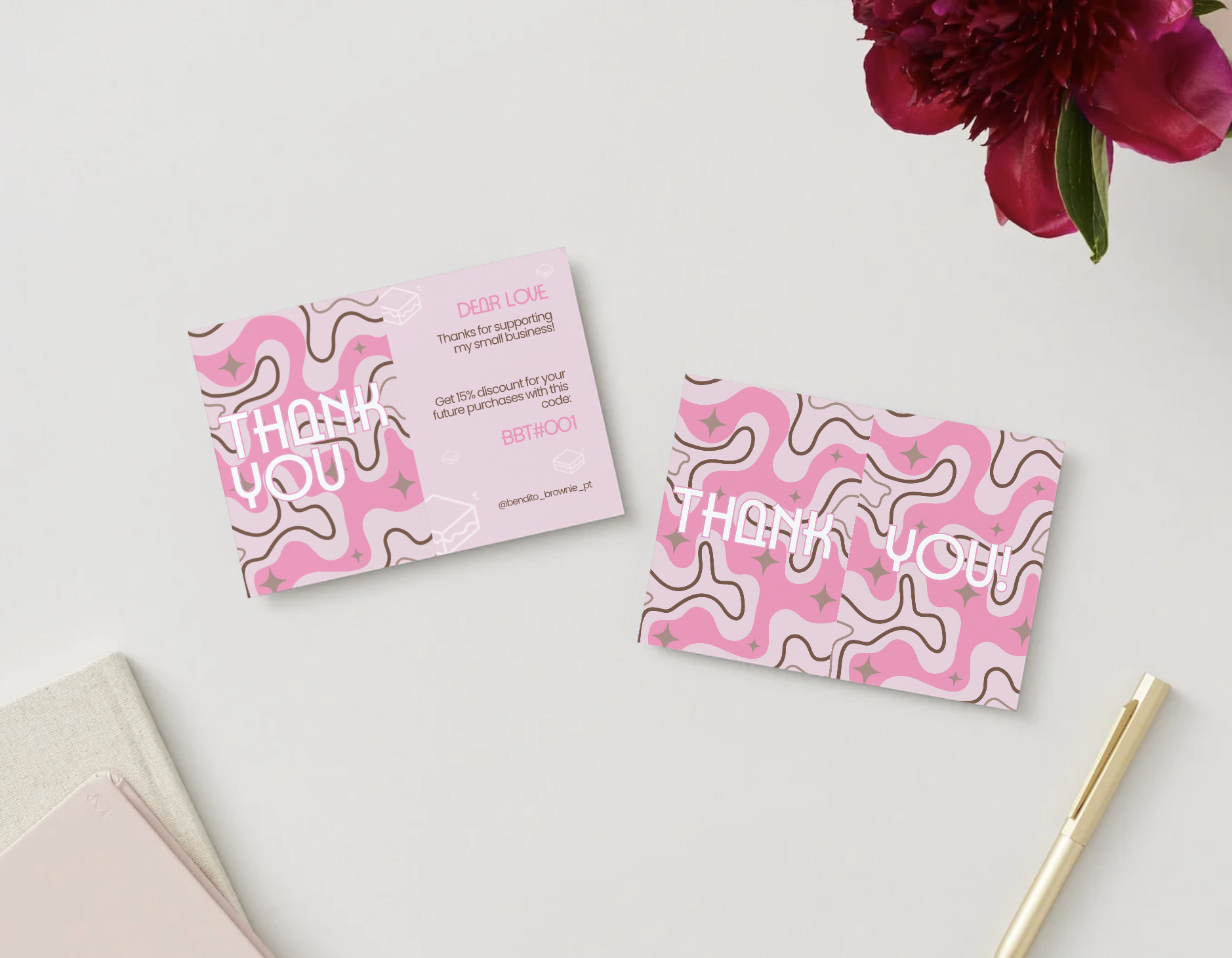Branding com Sabor: Mockups e Design para Bendito Brownie