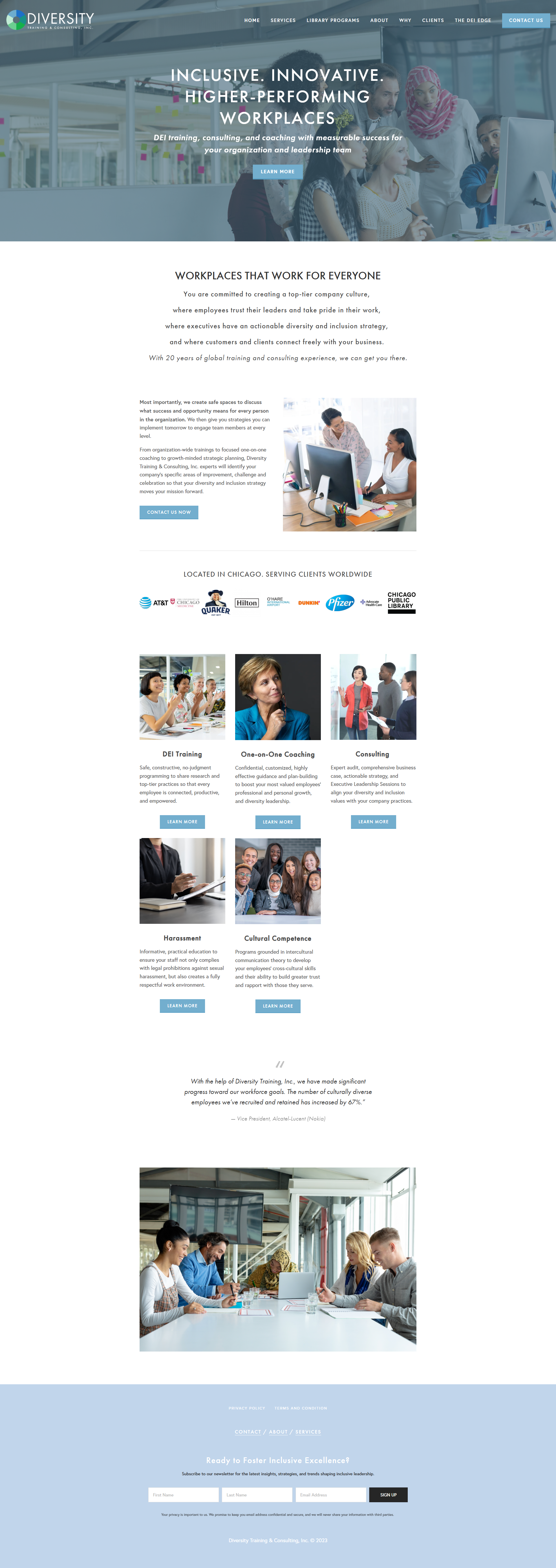 Diversity Training &amp; Consulting Inc.