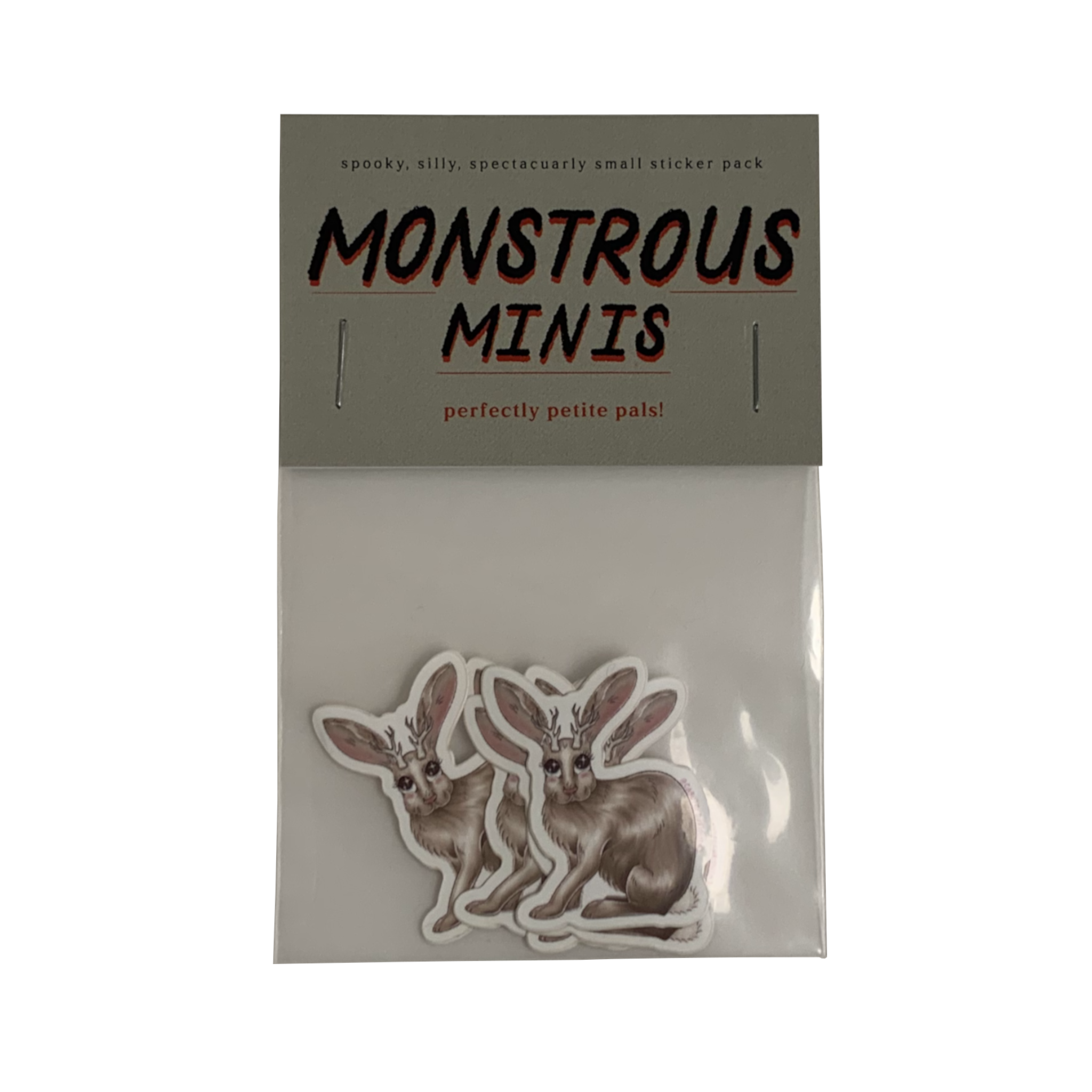 Monstrous Minis Sticker Pack - Jackalope