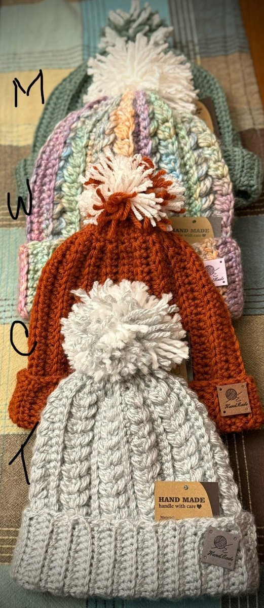 Children's Crochet Beanie - Burnt Orange - Fairy Chains