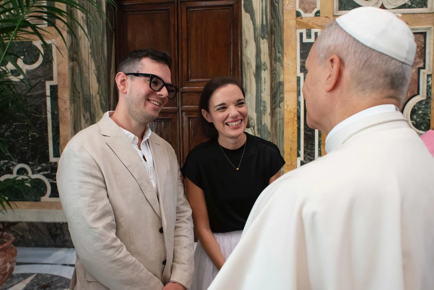 We hardly have the words to describe August 2nd, 2025. But we will try. 

In the morning, Pope Leo generously took some time to gather with the musical artists who were performing at the Jubilee Vigil. 

He started by saying &ldquo;I wanted to have t