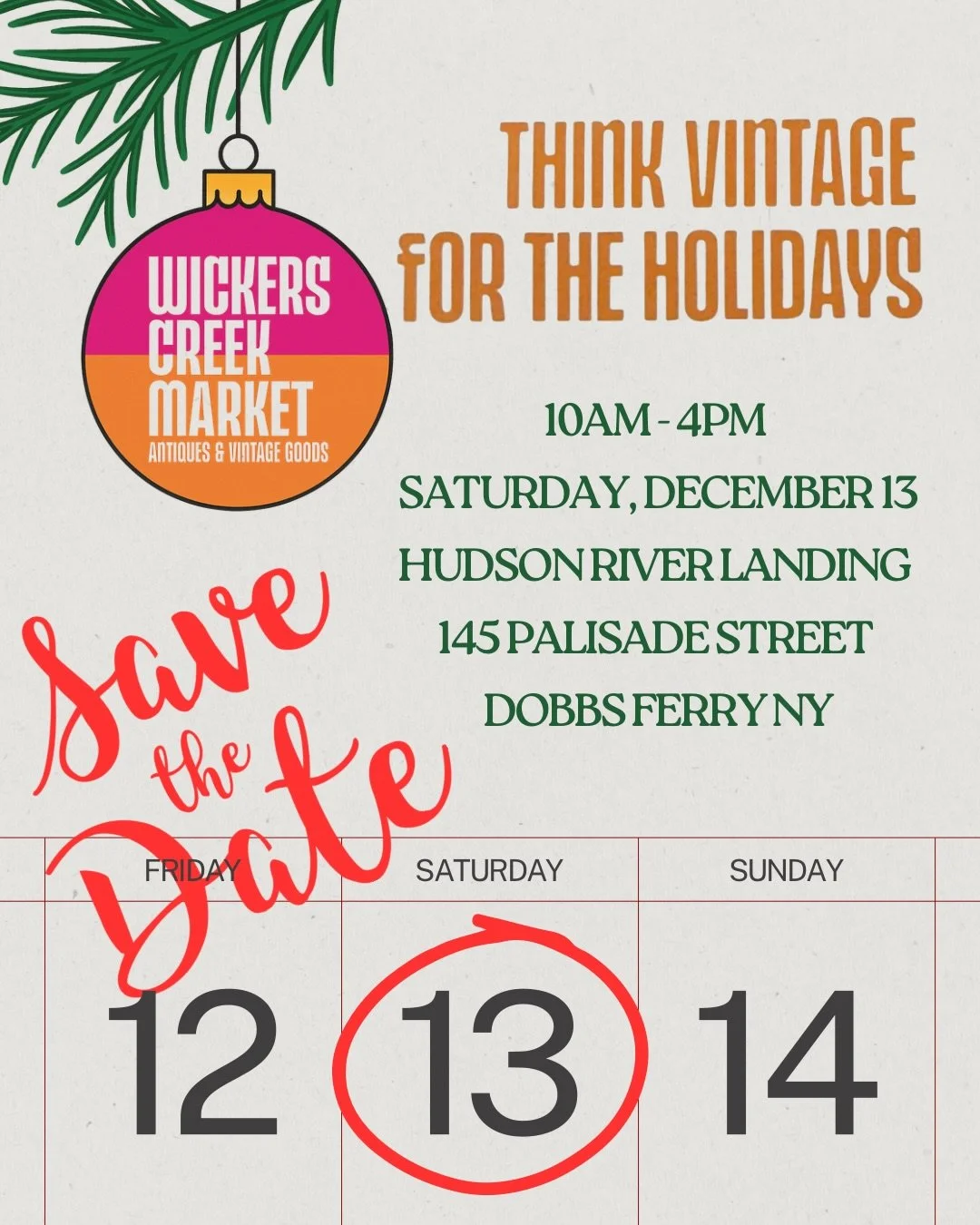 At Wickers Creek Market, we hope you&rsquo;re thinking vintage for the holidays&hellip;

As a fellow vintage lover recently told us, &ldquo;The best gifts are the ones you didn&rsquo;t expect to find but can&rsquo;t stop thinking about.&rdquo;

So te