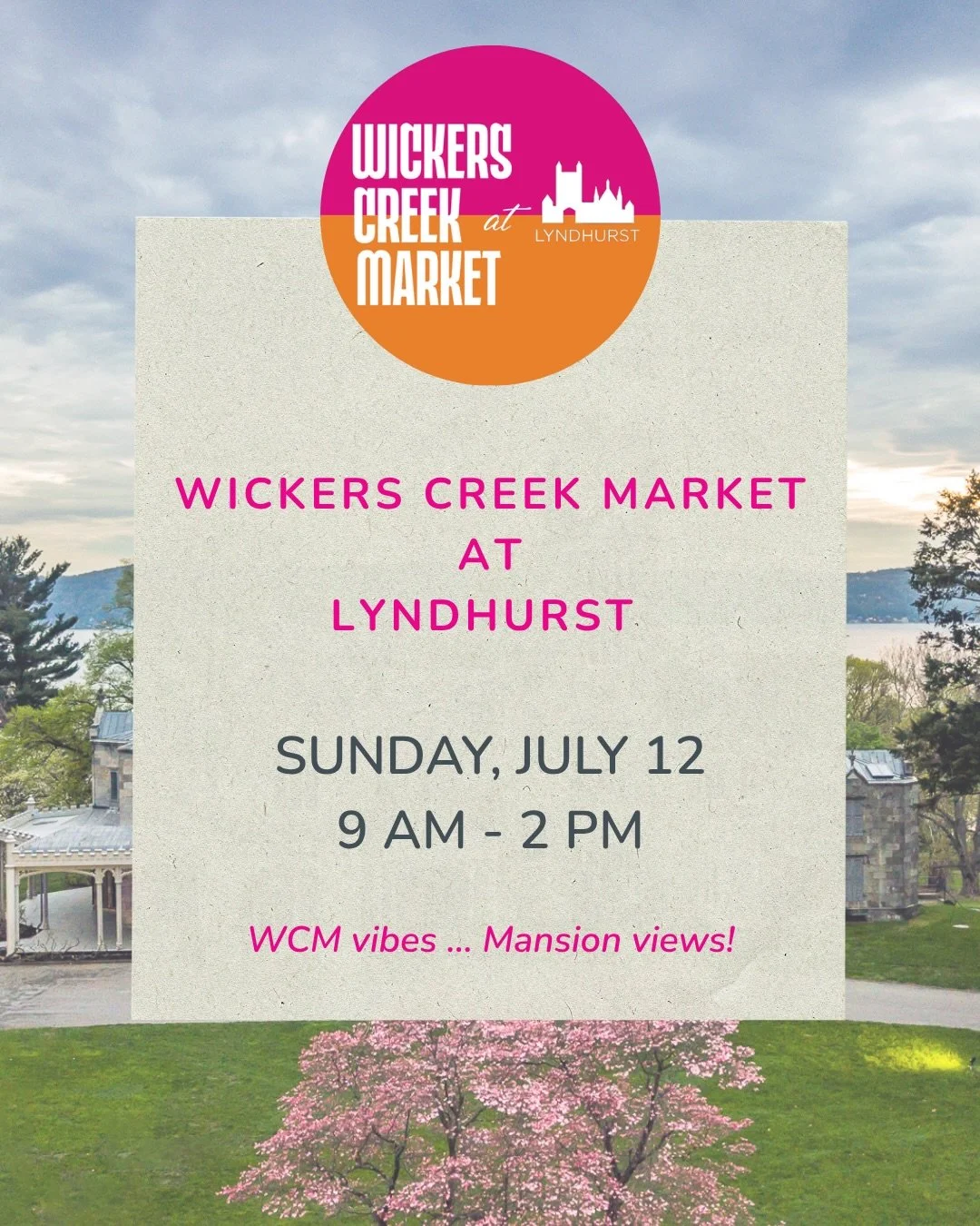 The vintage market everyone&rsquo;s talking about 🧡🩷 is heading to @lyndhurst_mansion 

WCM at Lyndhurst 
Sunday, July 12 &bull; 9 AM - 2 PM
LYNDHURST MANSION

Westchester&rsquo;s favorite new destination for antiques, vintage treasures, collectibl