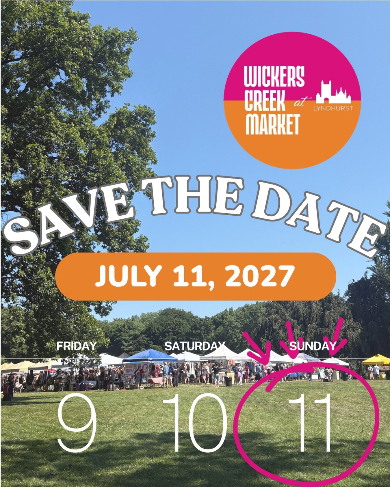 They like us! They really like us!!! 
🧡🩷

A huge thank you to everyone who made our inaugural WCM at Lyndhurst such a success. Because of you, we&rsquo;re coming back!

SAVE THE DATE

Sunday, July 11, 2027
Lyndhurst Mansion

We&rsquo;ll be there. W