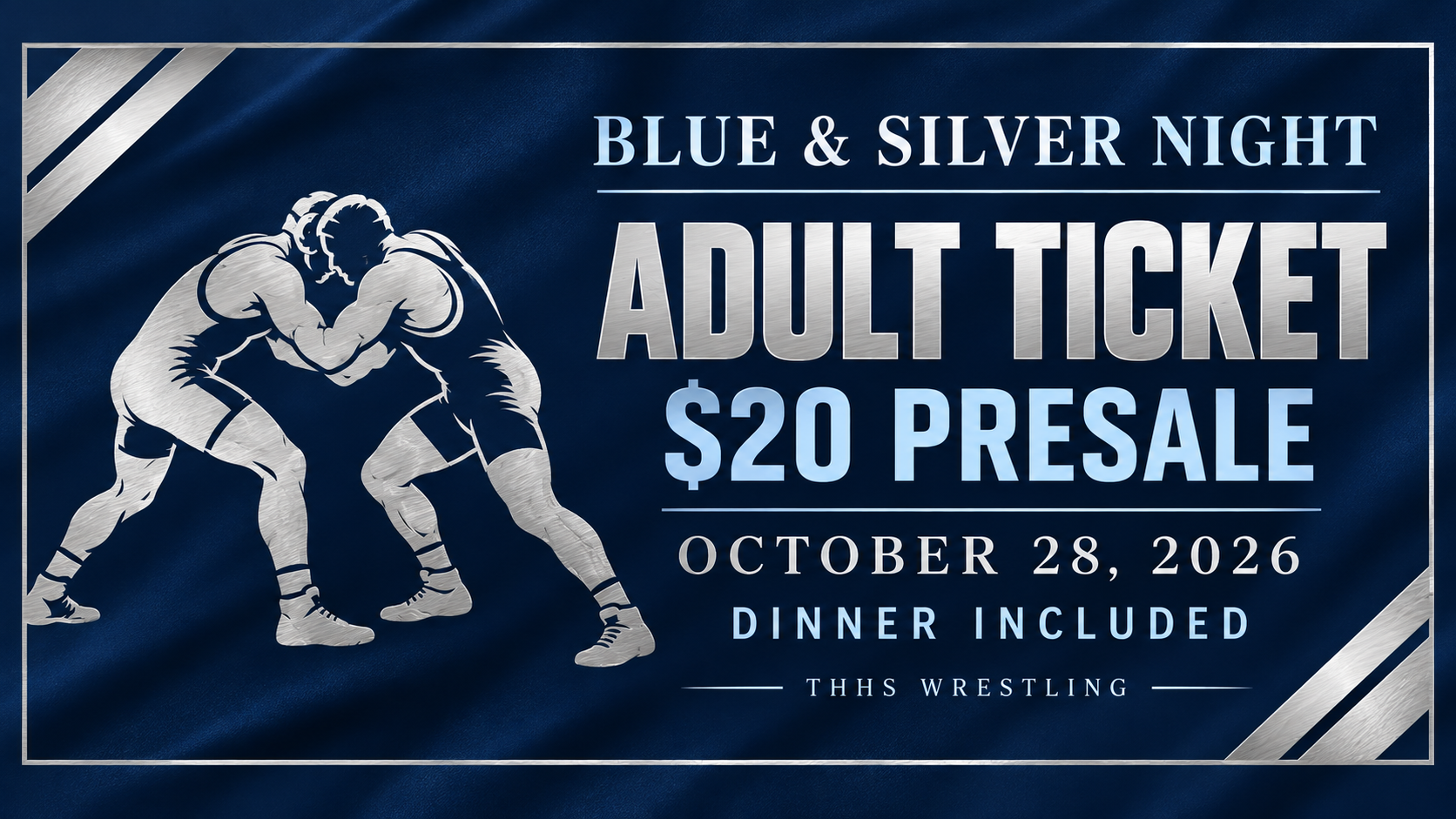 2026 Blue & Silver Night - ADULT Presale Ticket