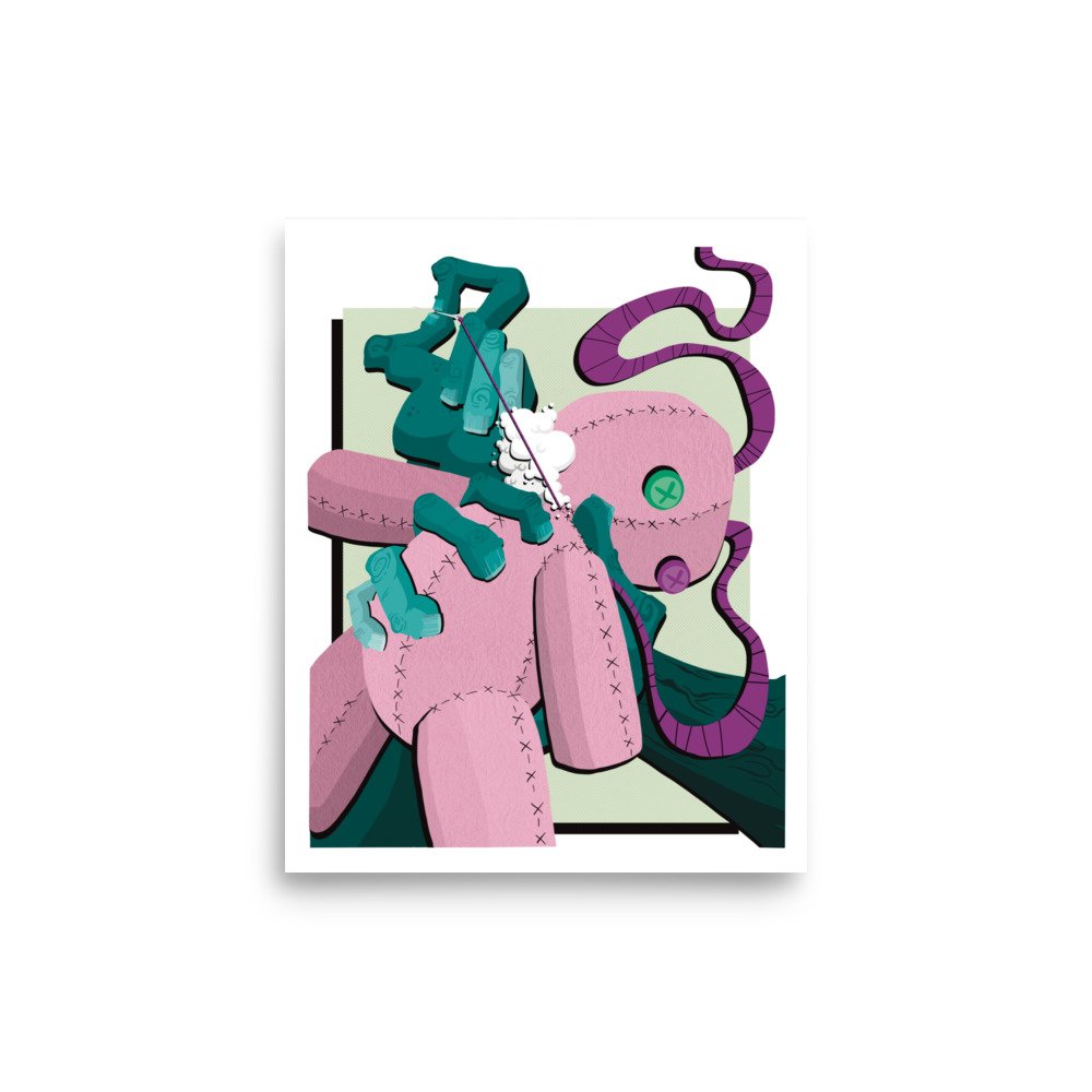 Original art for your wall. Goes well with any plants or furniture.