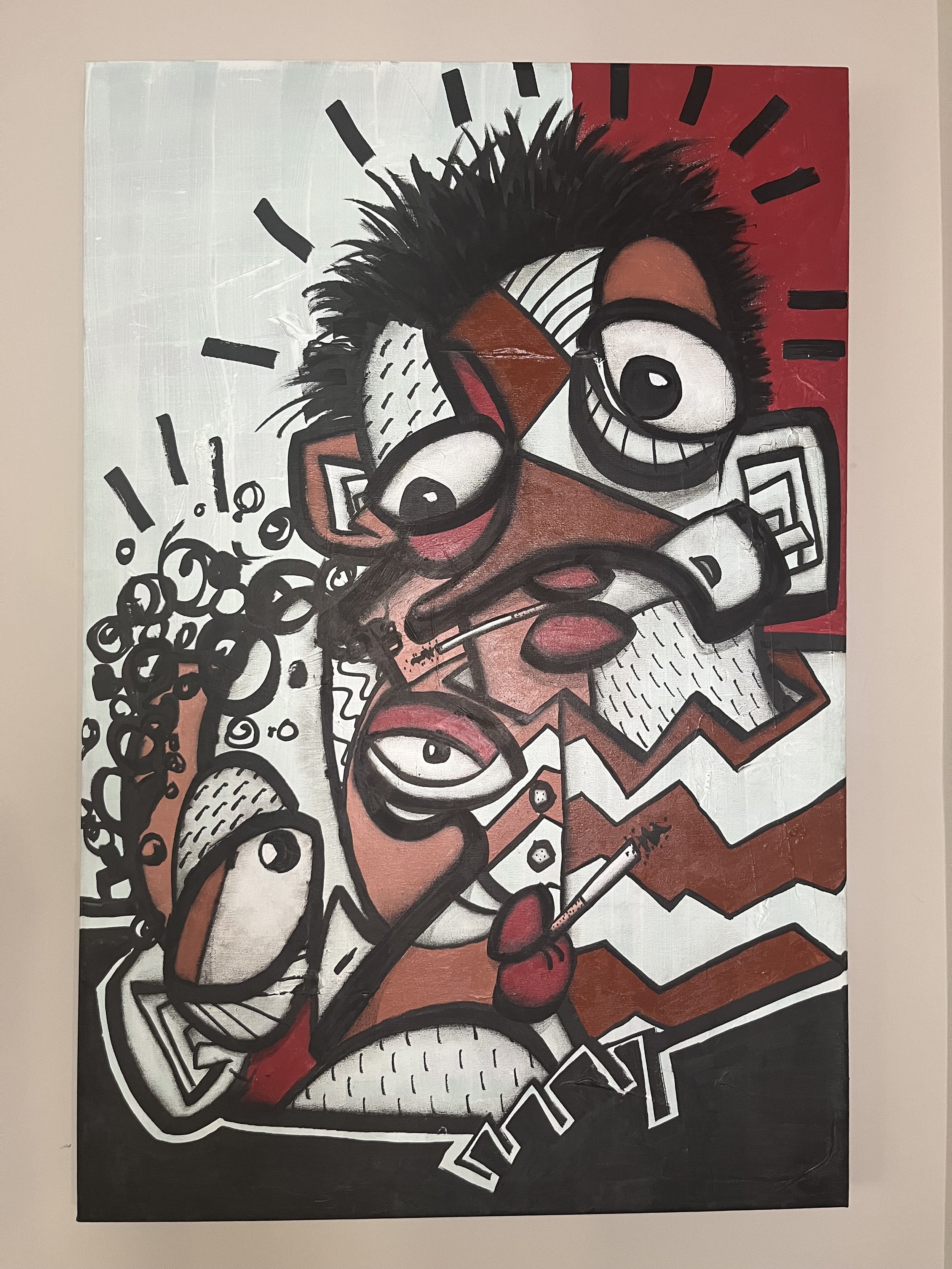 Acrylic and Colored Pencil on Canvas
24 x 36 inches