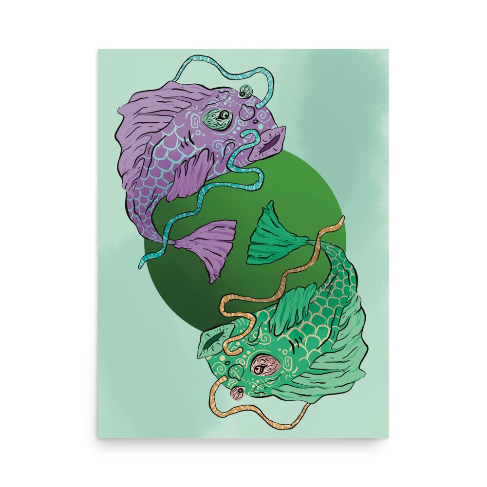 Original art for your wall. Goes well with any plants or furniture.