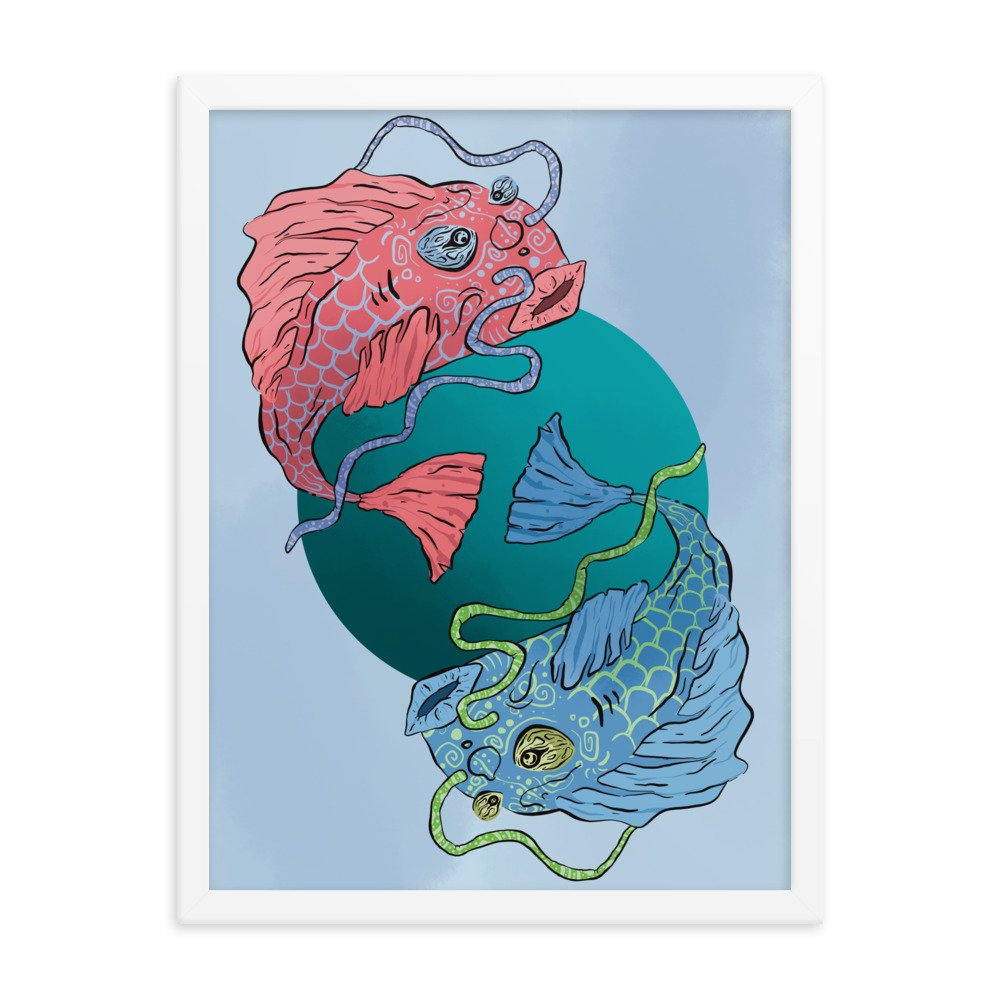 Original art for your wall. Goes well with any plants or furniture.