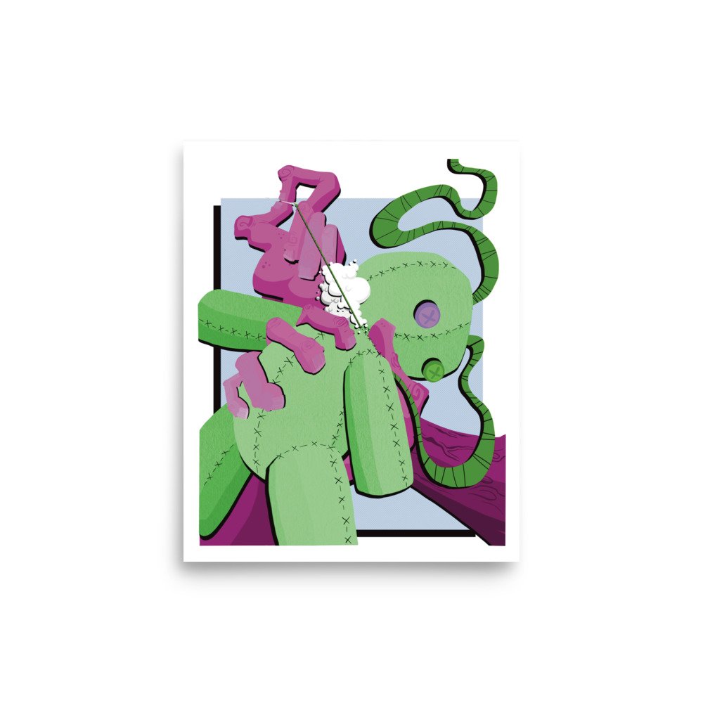 Original art for your wall. Goes well with any plants or furniture.