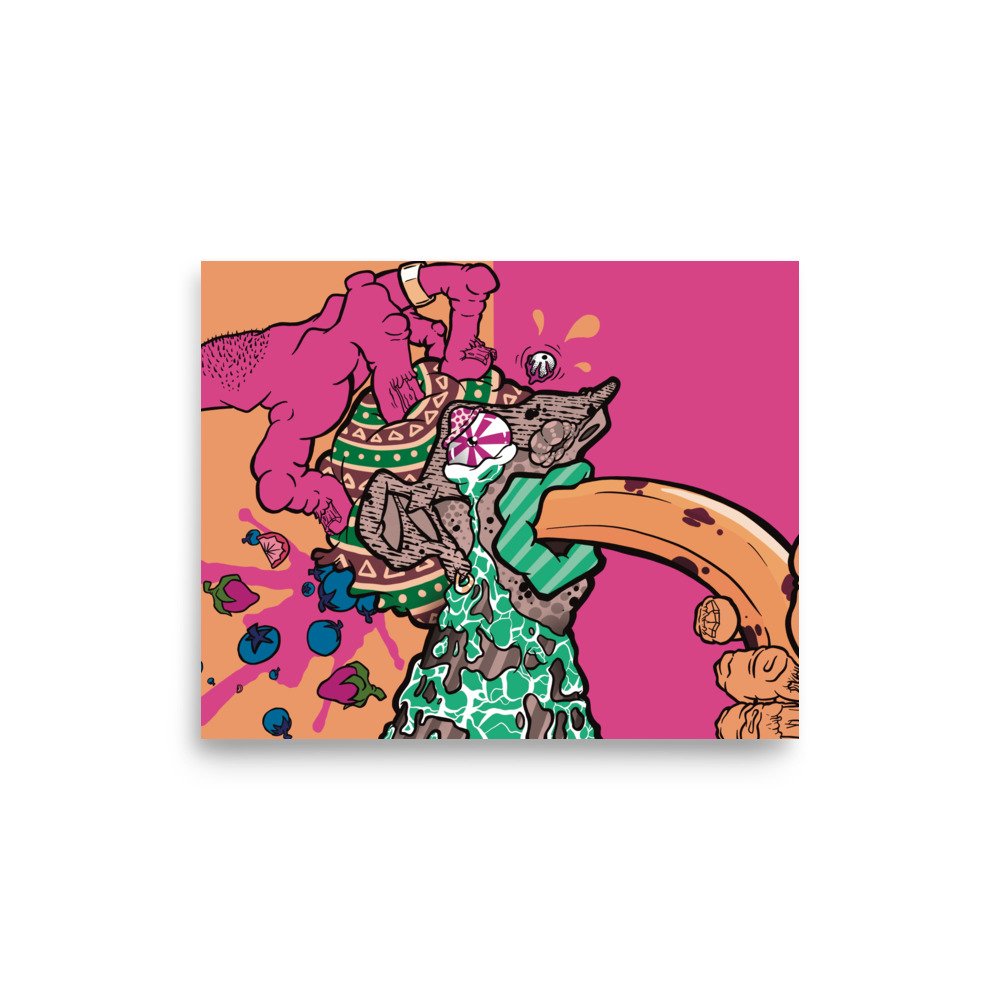 Original art for your wall. Goes well with any plants or furniture.