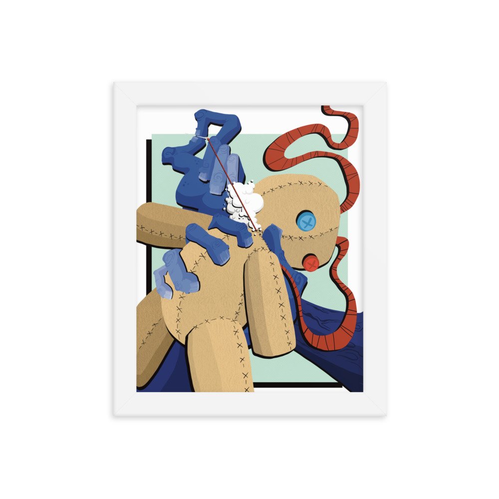 Original art for your wall. Goes well with any plants or furniture.