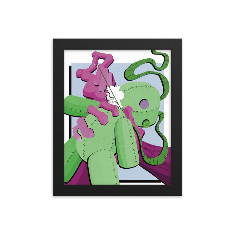 Original art for your wall. Goes well with any plants or furniture.