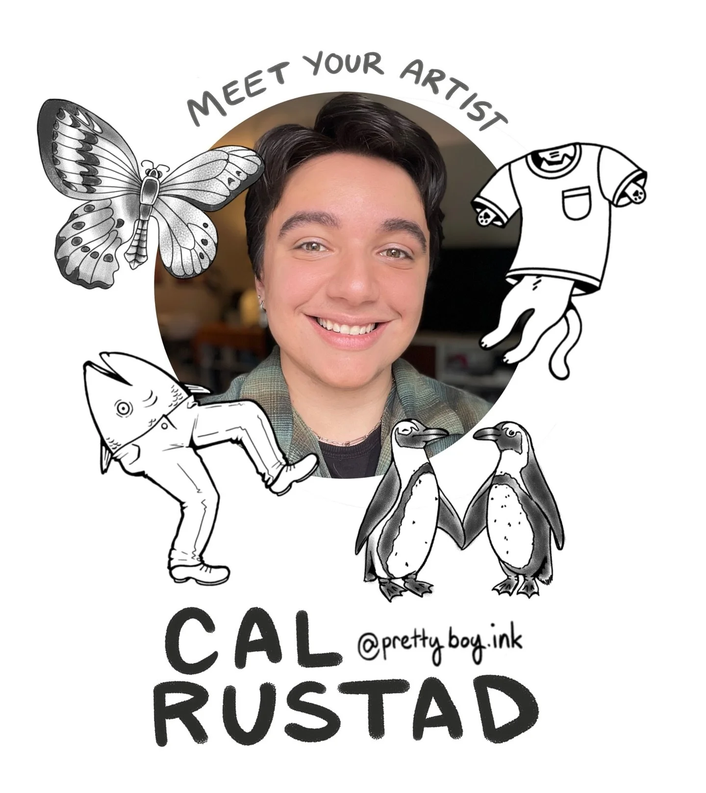 Hello! I wanted to take the time to reintroduce myself to any new followers or friends I haven&rsquo;t seen in a while. My name is Cal and I&rsquo;m a second-year tattoo artist at @gildedserpenttattoo 

My style tends to learn more illustrative or ca