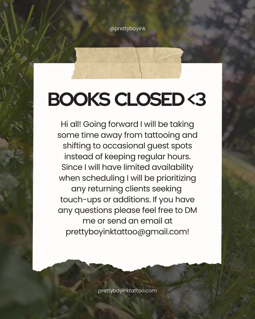 Thank you my friends ✨ please feel free to reach out if you have any questions!