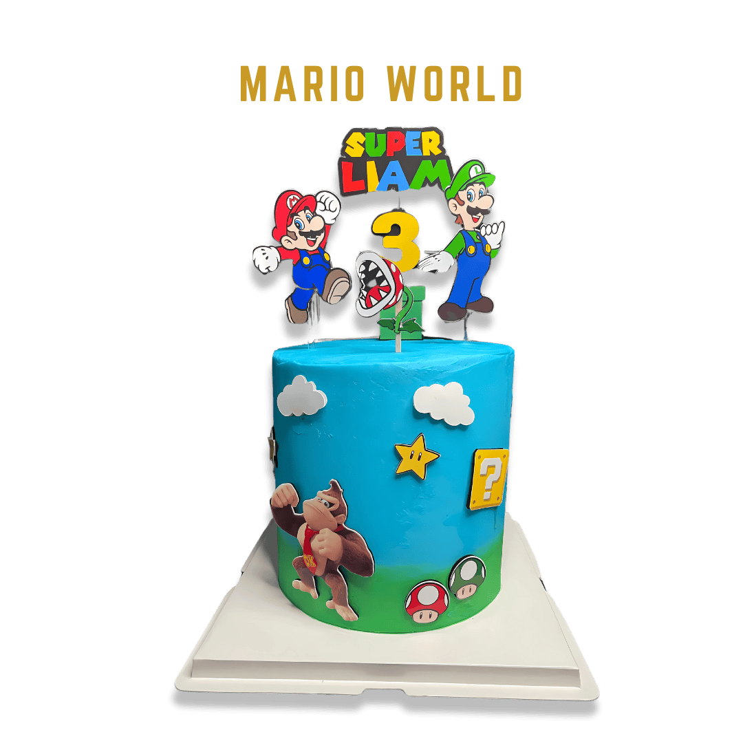 Super Mario Cake Tall Cake 