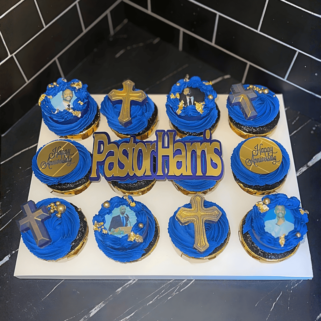 Purple Couture Cupcakes 