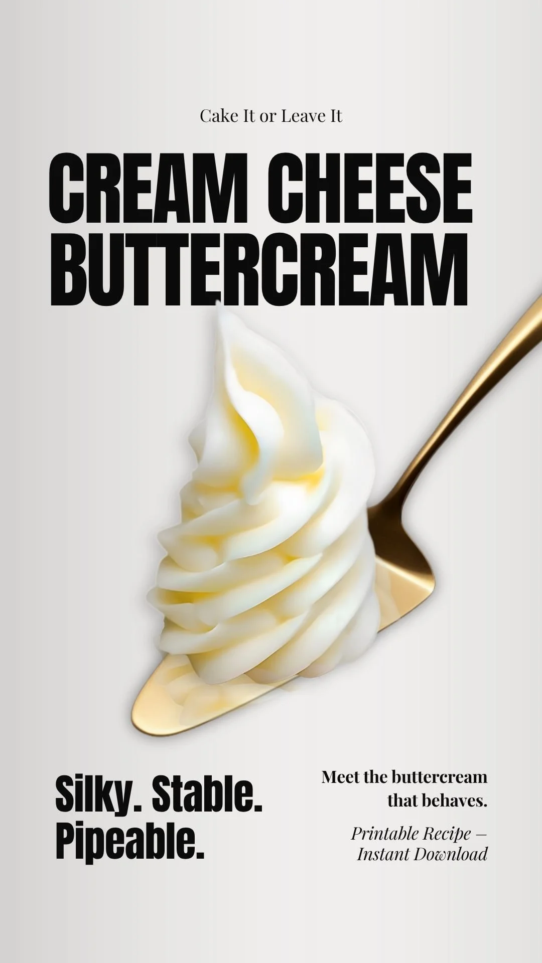 Cream Cheese Buttercream Recipe