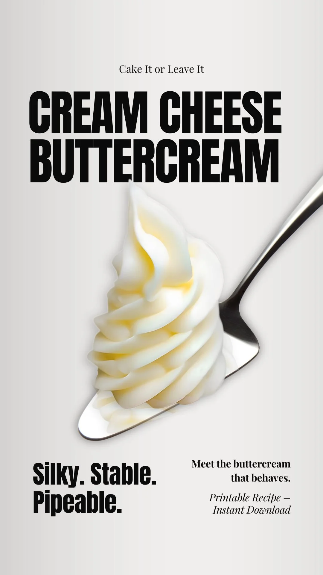 Cream Cheese Buttercream Recipe