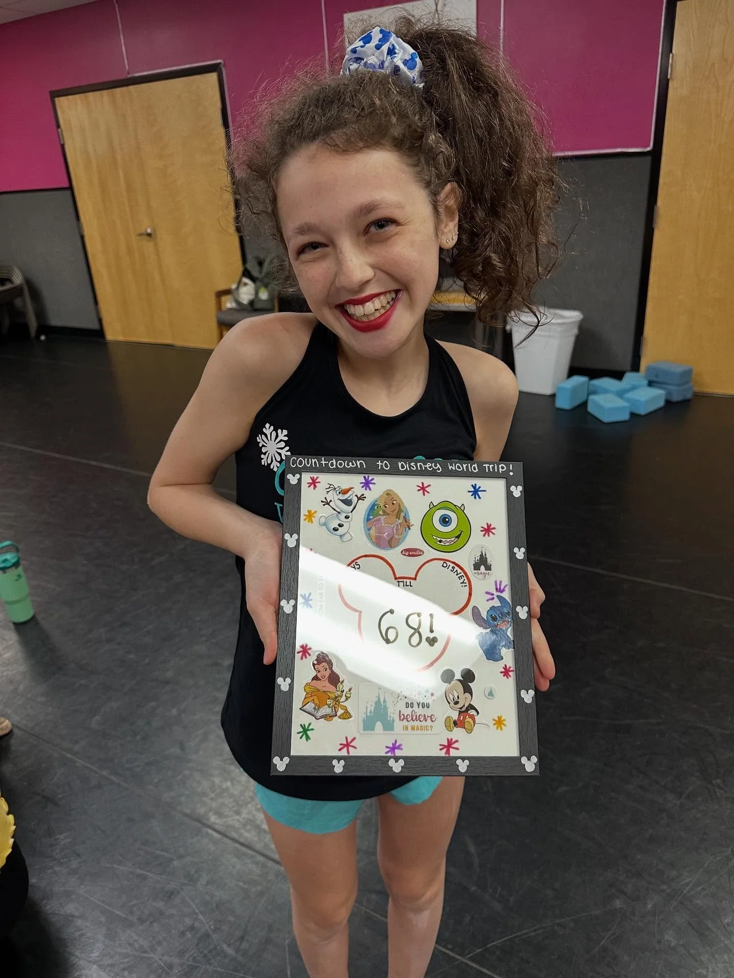 ✨Special Thank you to our Disney Captain, Miss Lindsay, for creating a magical moment for our company! 

&hearts;️Crafting our own Magical Countdown to the 2025 @dancethemagic Elite Holiday Spectacular! 🎉
