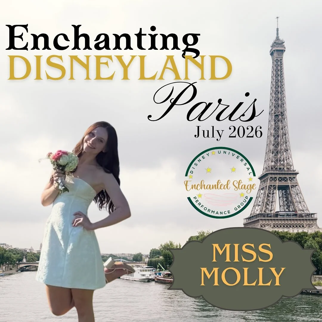 ✨Congratulations to the incredible Miss Molly on being accepted to perform at Disneyland Paris! 🥳

💙This is such a well-deserved opportunity! Molly has been lighting up stages at Walt Disney World and Universal Studios Florida for over two years, a