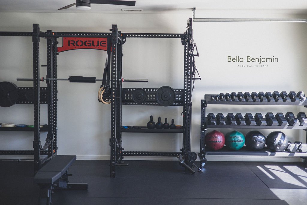 Full Set Gym at Bella Benjamin Physical Therapy Clinic in Phoenix for Pelvic Floor and Personal Training