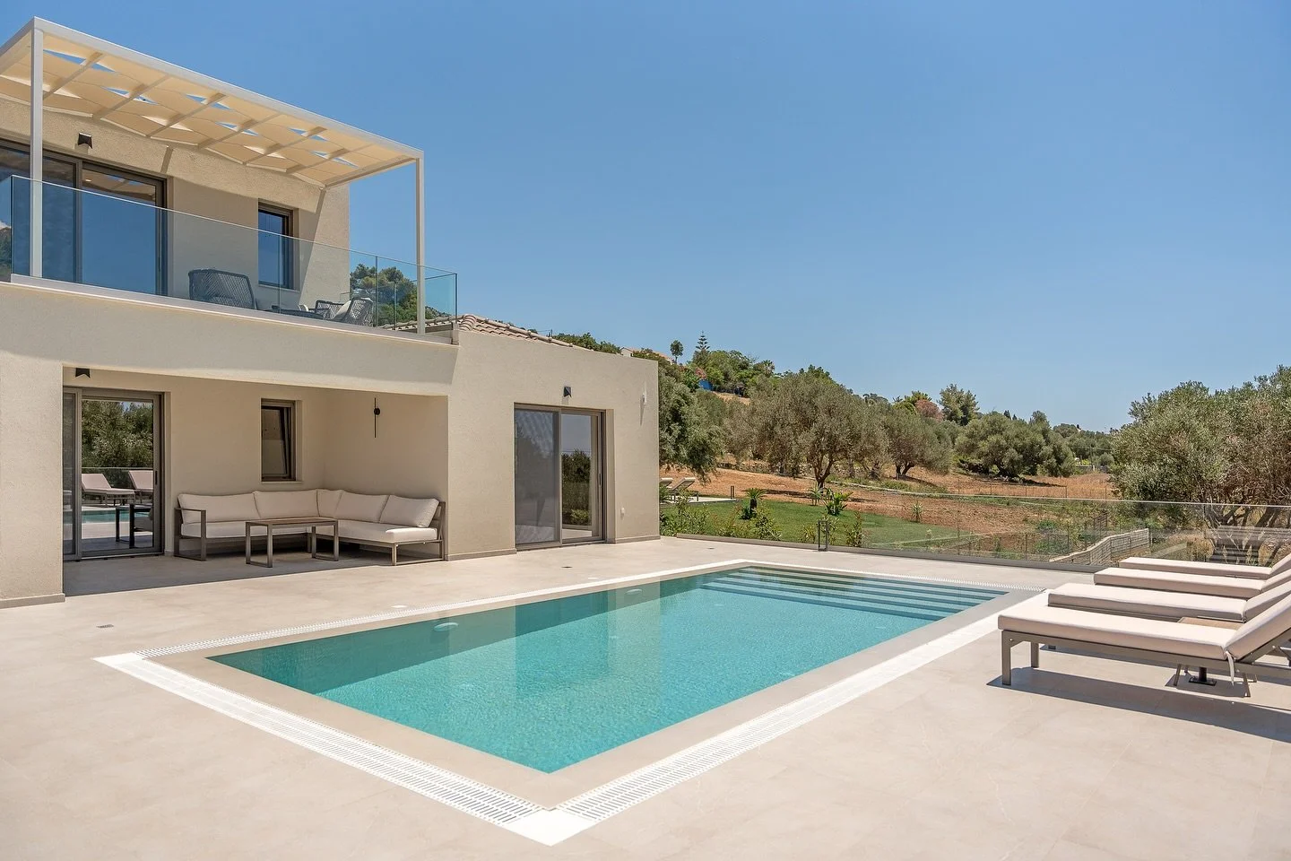 📍 Spasmata, Kefalonia

Villa Melina | 5 guests &bull; 2 bedrooms &bull; 2 bathrooms

Just a short walk from the beach, Villa Melina is a modern retreat with elegant design, a private pool, and seamless indoor-outdoor living. Two stylish bedrooms, ea
