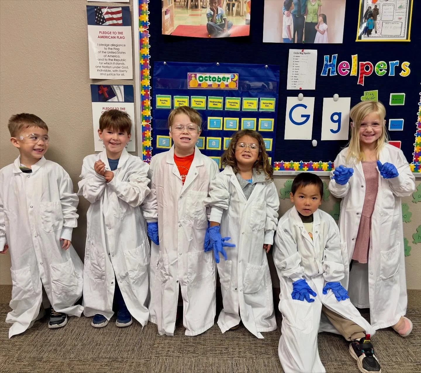 Mrs. Luckey&rsquo;s 4s class had a great time this week with a parent scientist, who shared about the scientific method and demonstrated several chemical reactions!