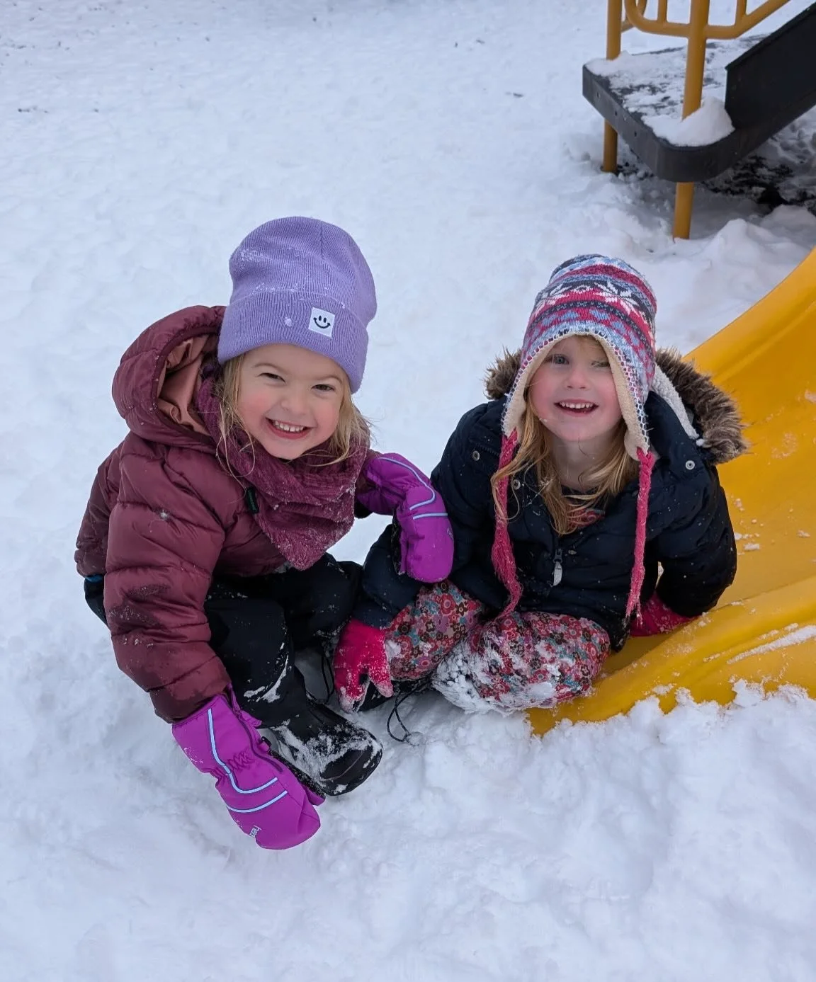 Our students are greatly enjoying the snow and all the new fun it brings!