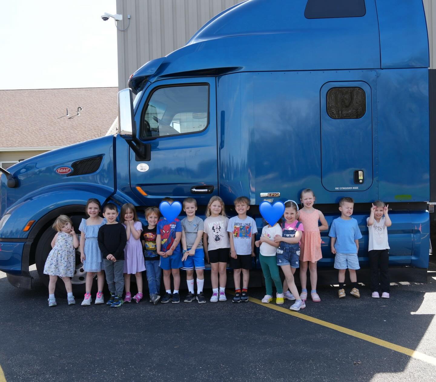 Our students had an amazing time during Fields of Discovery this week, thanks to student parent John T&rsquo;s awesome truck facts and the Allstate Peterbilt sleeper truck tour! Thanks for sharing your expertise and passion with us, John!