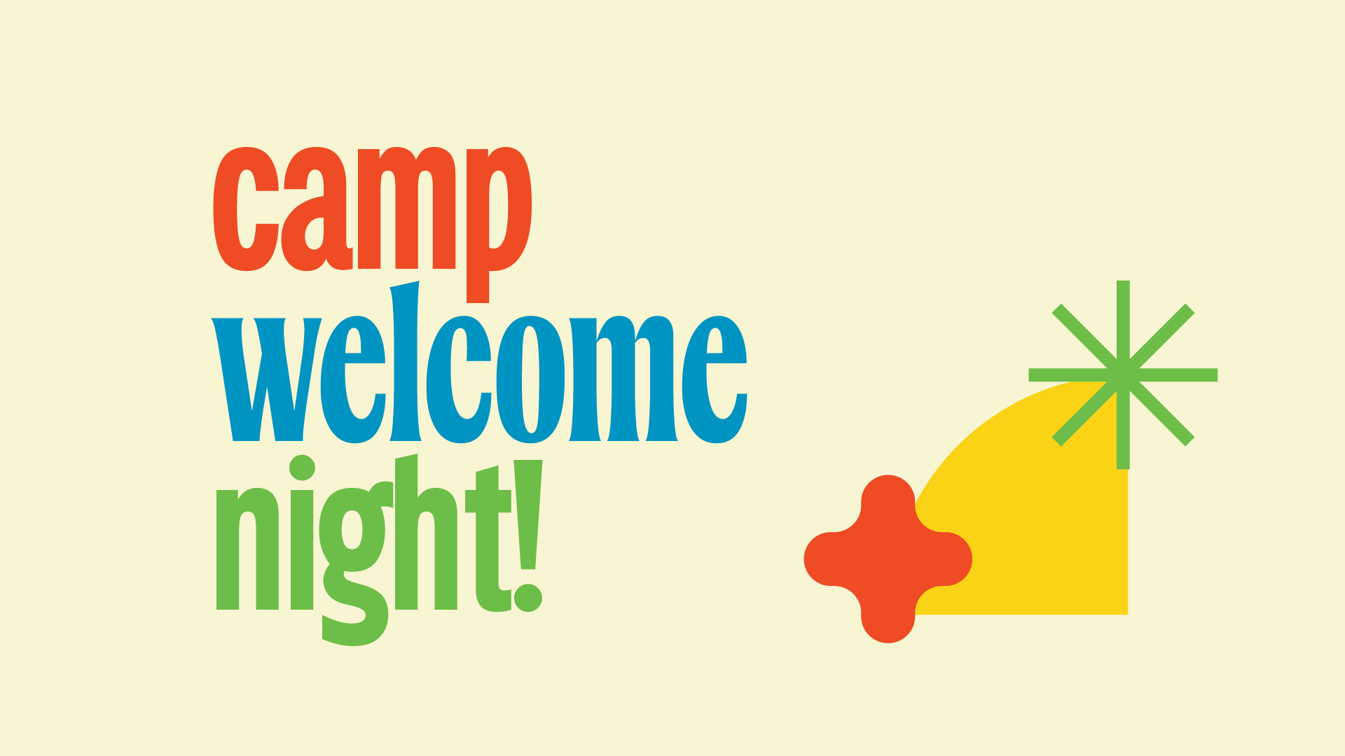 Camp 2027 Welcome Night