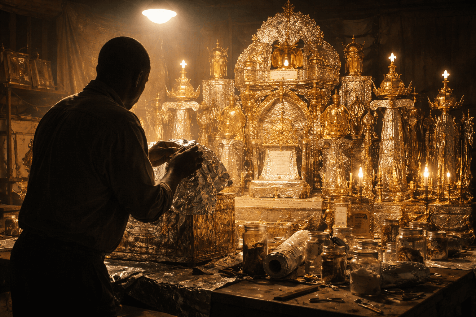 The Strange and Sacred Labor of James Hampton