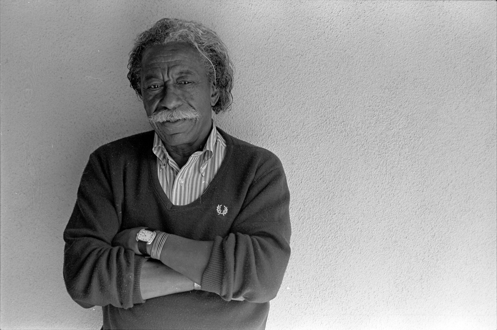 Portrait of photographer and filmmaker Gordon Parks, photographed in 1984.