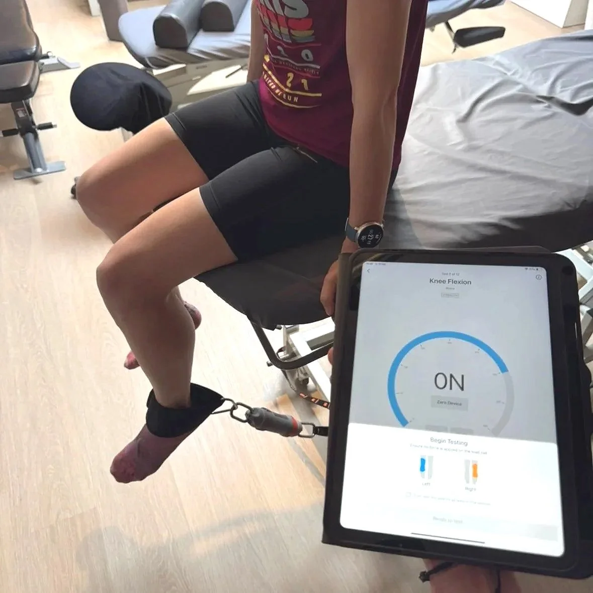 Screening & prestatieverbetering bij lopers en crossfit in Berchem, Vald, Runeasi, Red cord