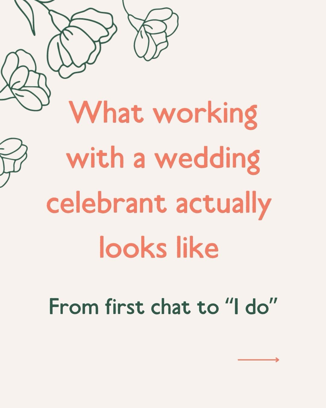 Ever wondered what actually happens when you work with a wedding celebrant? 
 Here&rsquo;s the behind-the-scenes of how a ceremony goes from &lsquo;where do we even start?&rsquo; to an unforgettable moment that feels completely you.

From our first c