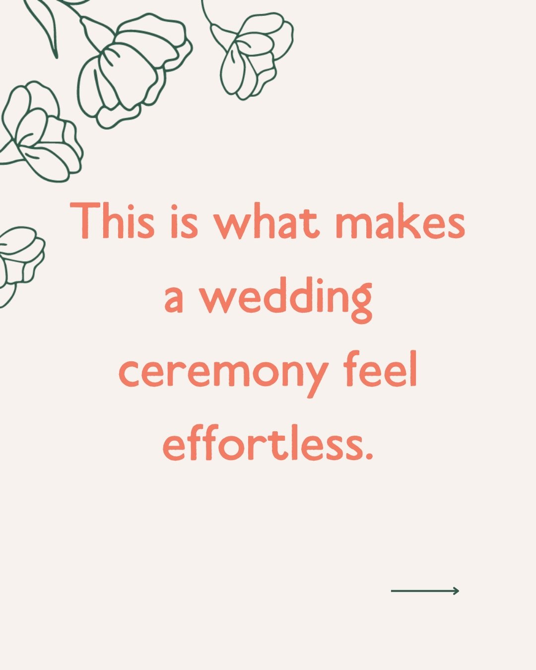 There&rsquo;s more to being a wedding celebrant than standing up and speaking. Preparation builds confidence.

An effortless ceremony is delivered on the day but carefully and lovingly built beforehand.

So when the time comes, nothing feels forced a
