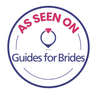 As seen on Guides for Brides wedding directory logo