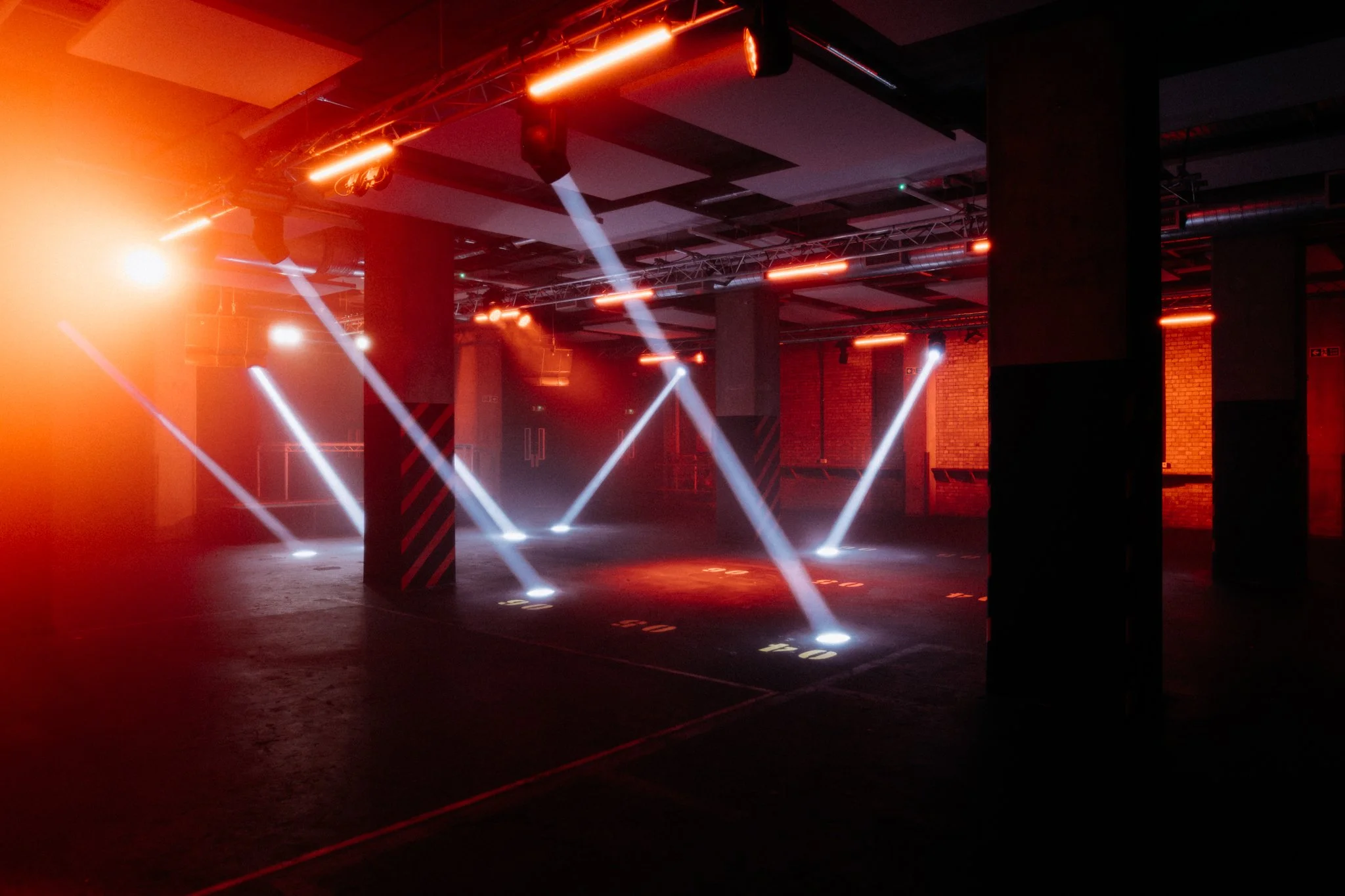 pre-event lighting test
