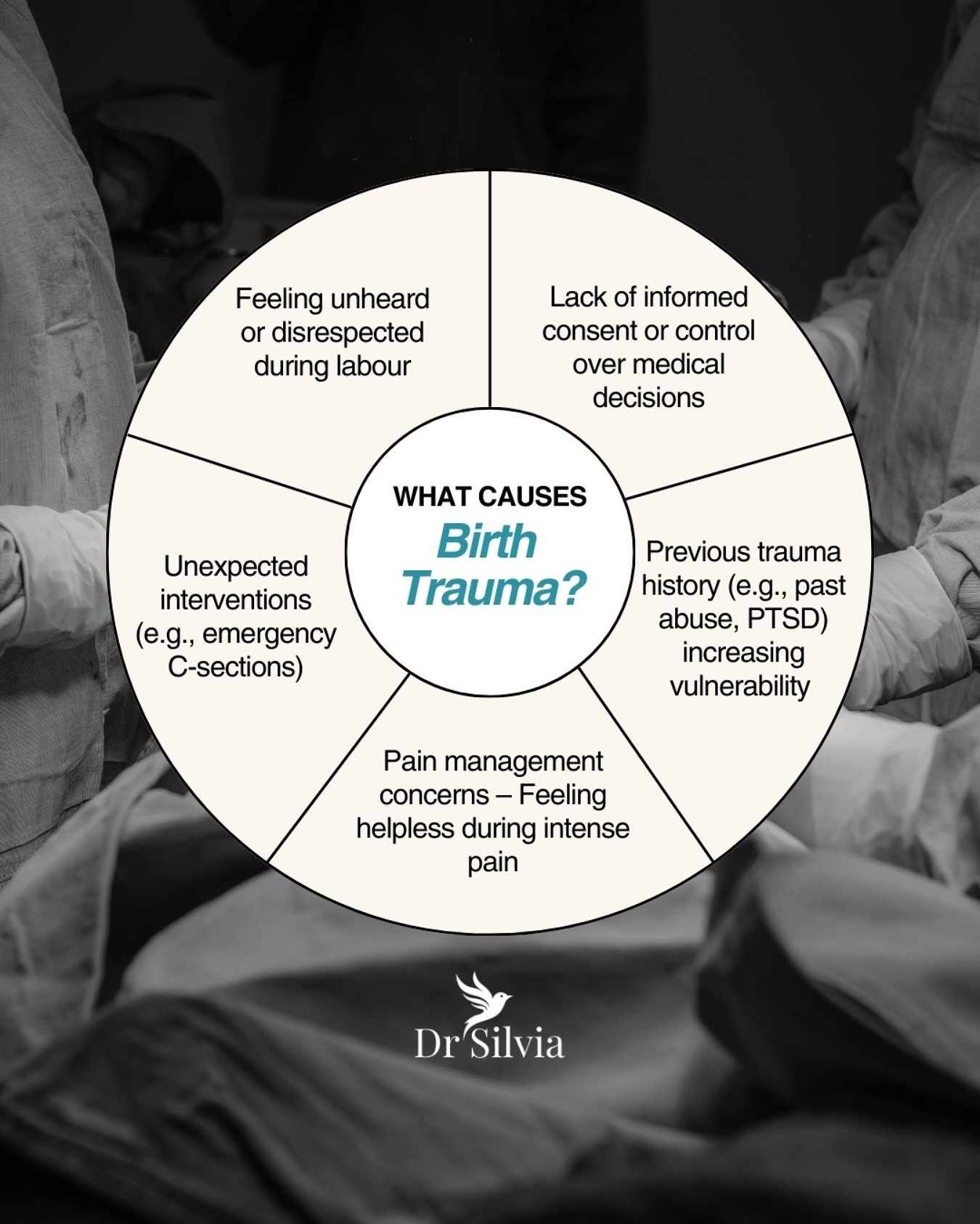 Did you know that birth trauma isn&rsquo;t just caused by medical emergencies? It&rsquo;s often about how a mother experiences her birth.

Trauma is subjective &mdash; two individuals might experience the same medical events very differently. 

This 