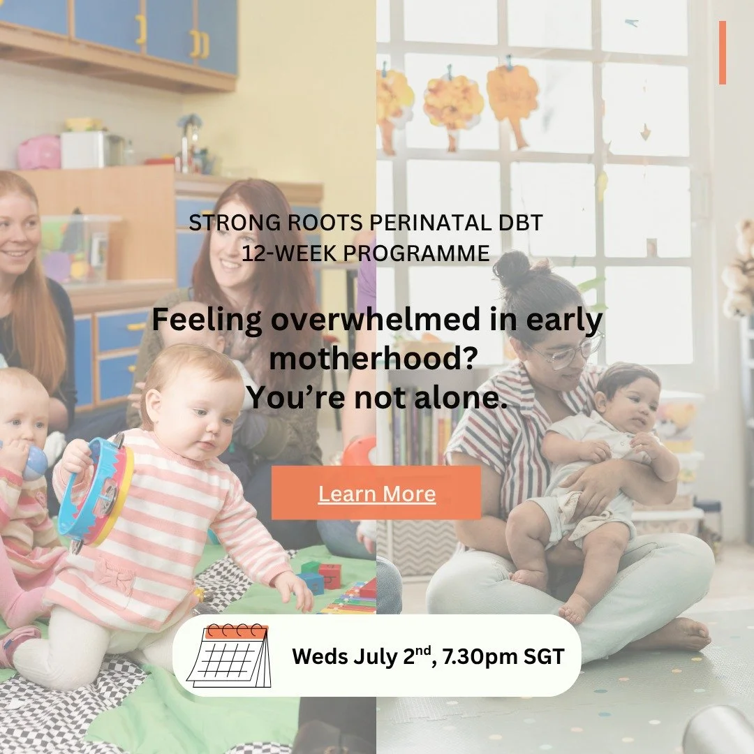 Sleep-deprived. Touched-out. Snapping at your partner, then drowning in guilt.
Motherhood can shake even the most grounded of us.

But what if you had a space to steady yourself - and actually learn how?

Join us on Wednesday 2nd July at 7:30pm (SGT)