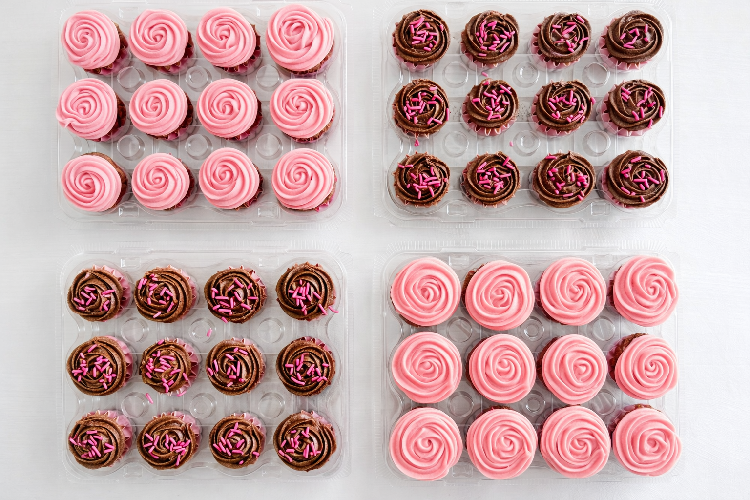 "Chocolate Covered Strawberry Cupcakes"