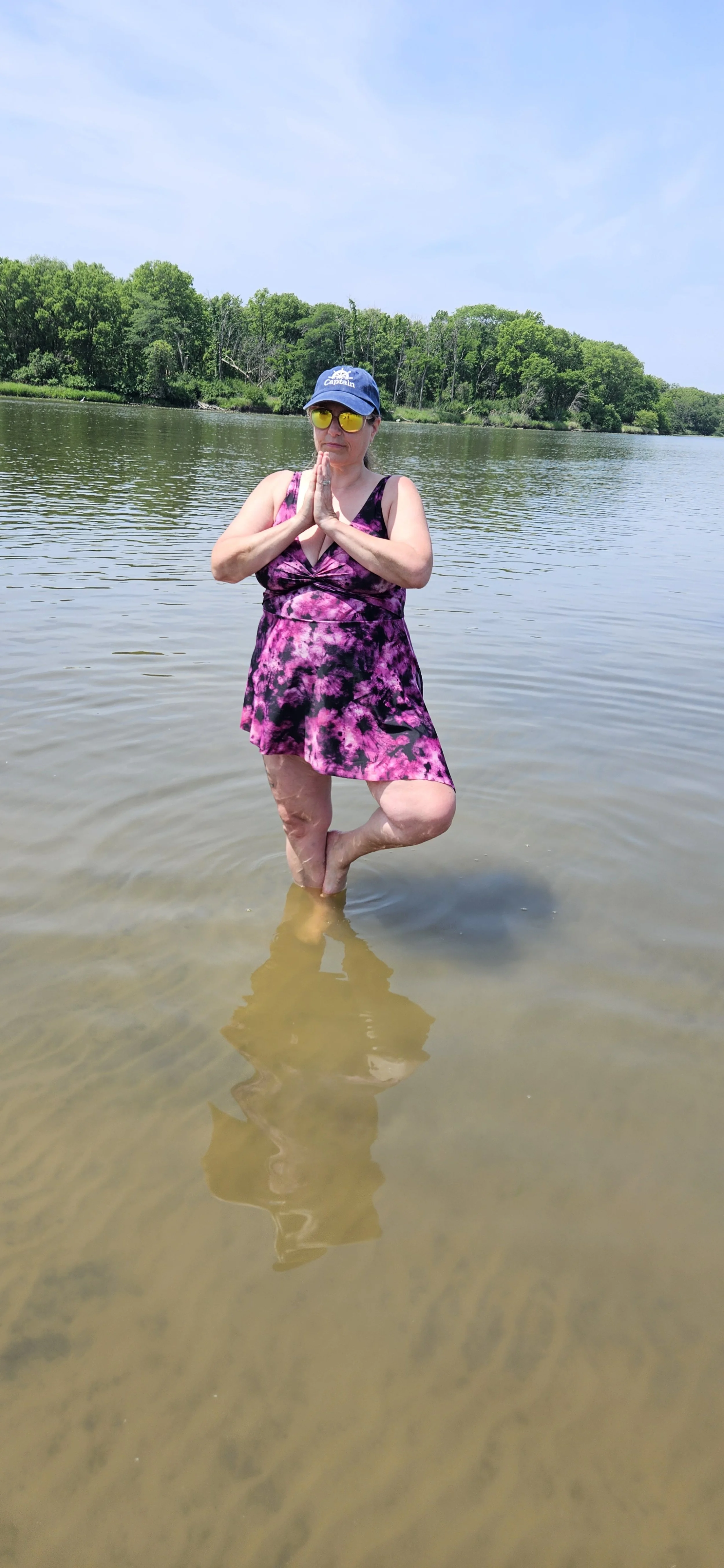 Yoga on the Sandbar