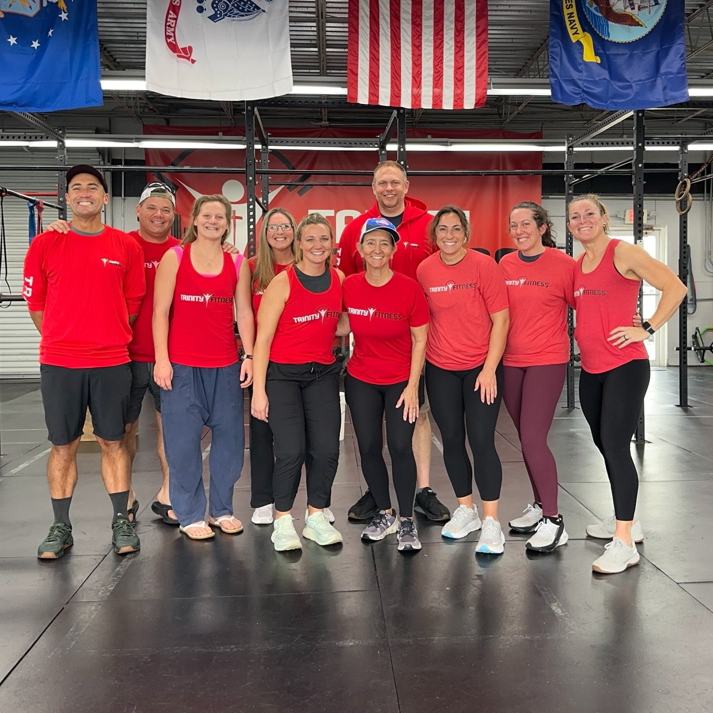 Certification Day! What a good looking bunch of leaders in red shirts!! Welcome to the trainer family!