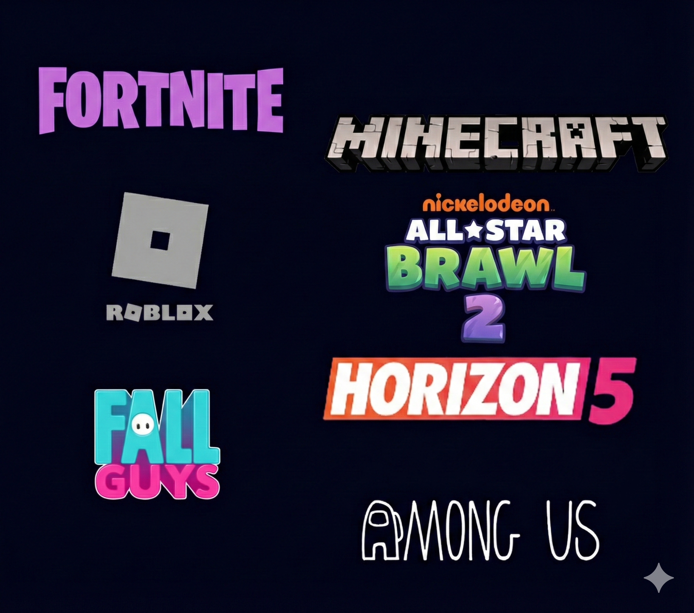 Een greep uit de beschikbare games tijdens een Game Feest