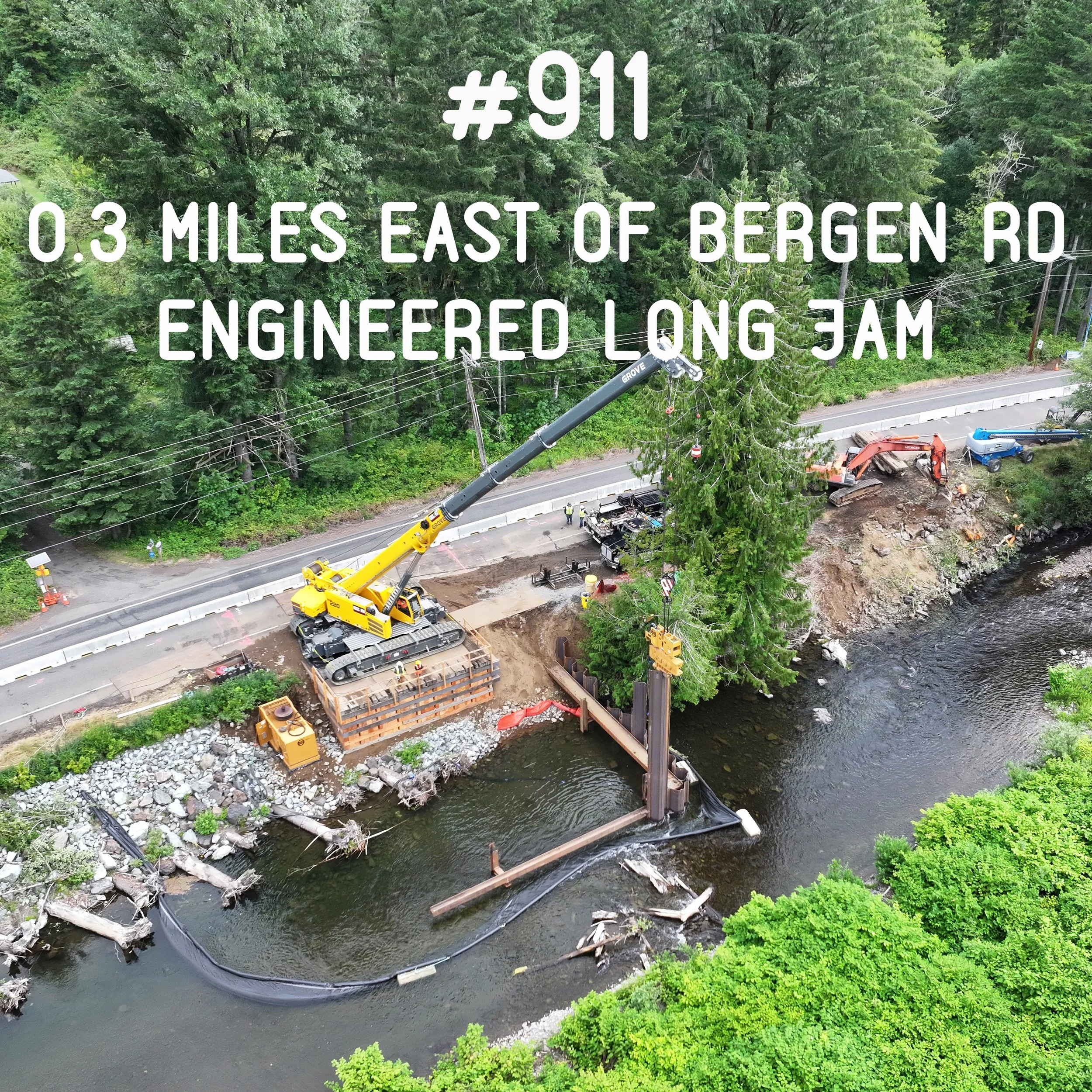 #911 - BERGEN RD ENGINEERED LOG JAM