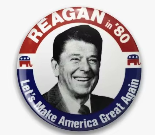 Reagan '80 Let's Make America Great Again