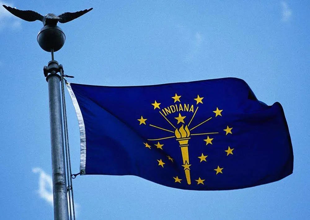 INDIANA FLAG 3X5FT 90CM*150CM