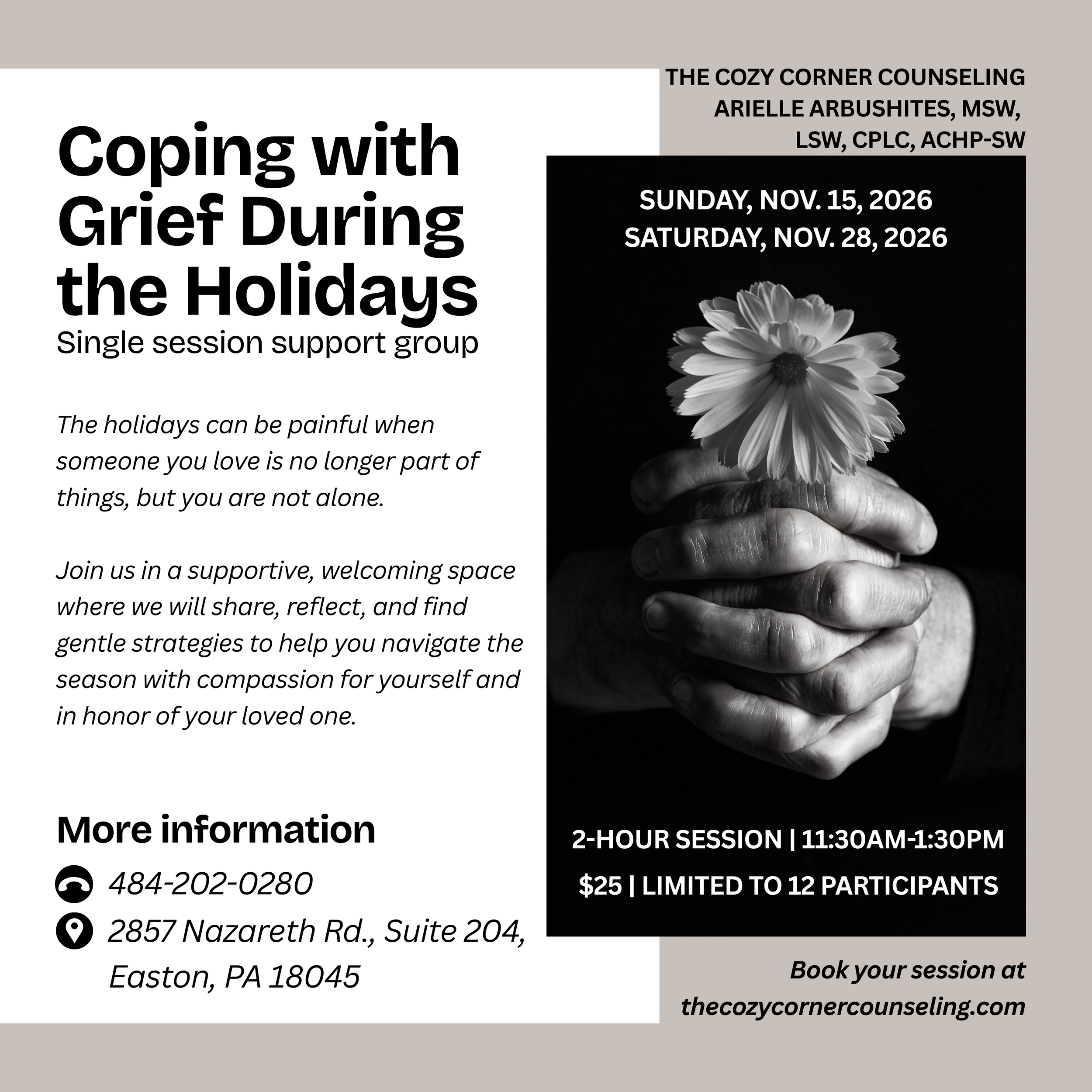 Coping with Grief During the Holidays
