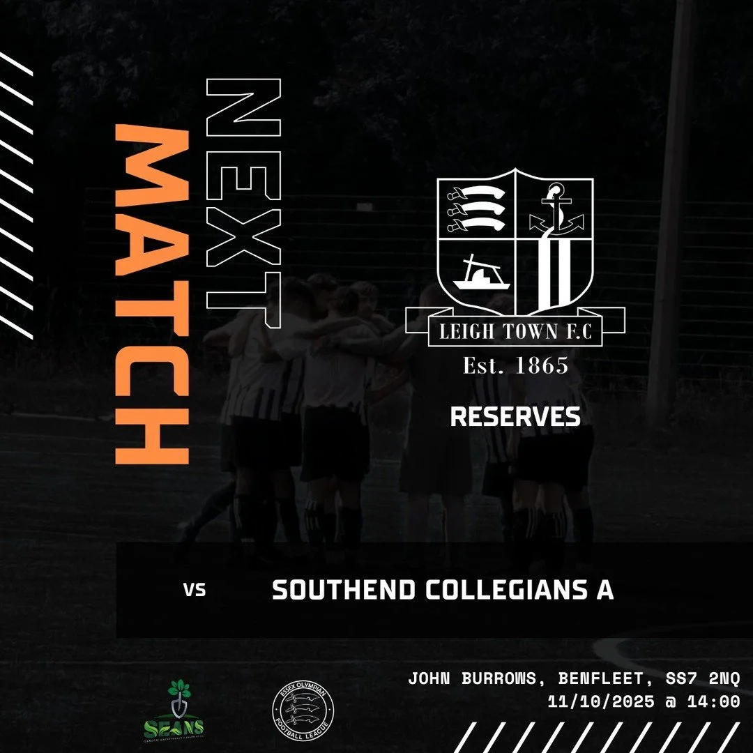 Reserves welcoming Southend Collegians A tomorrow to JB #UTT