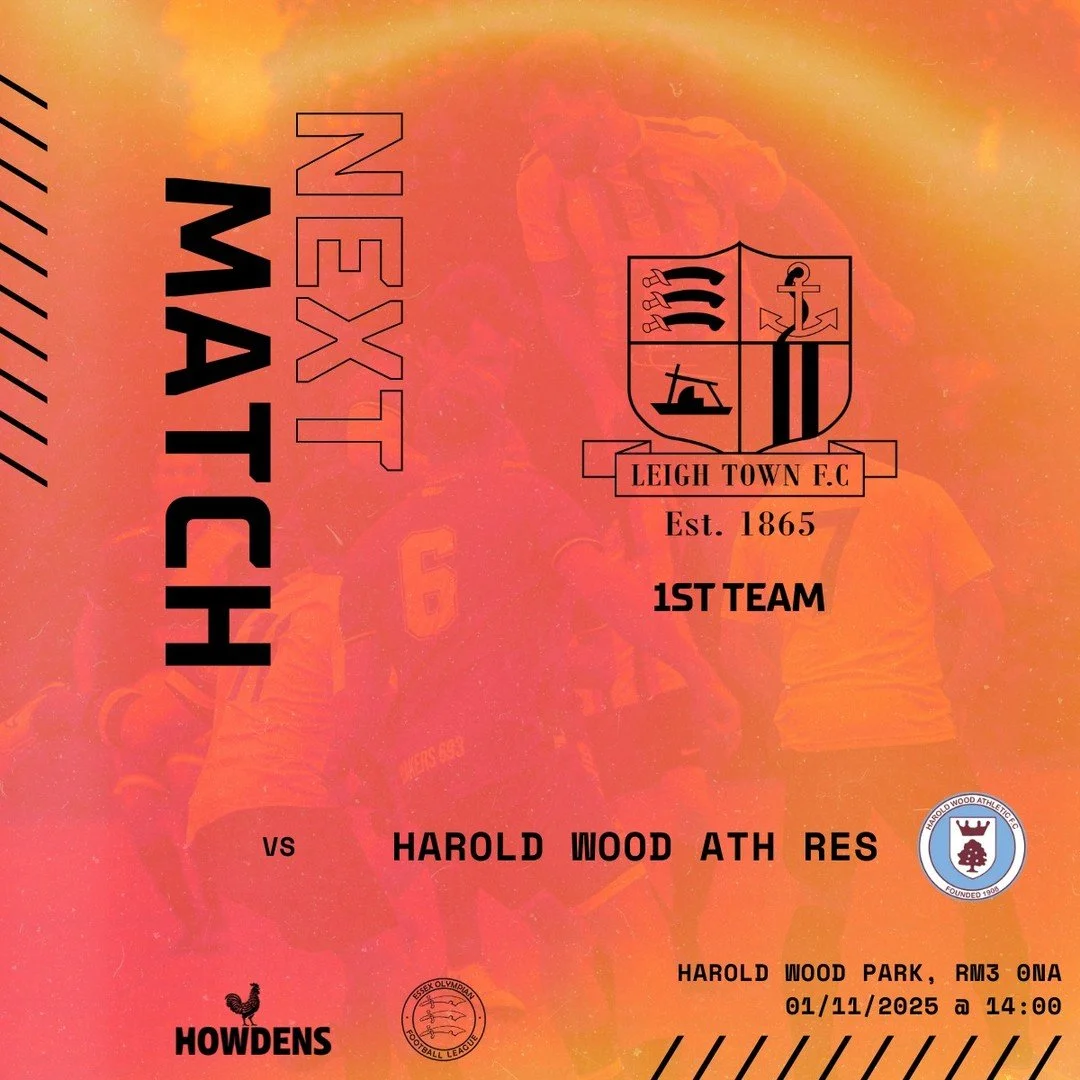 Our 1sts back in league action, travelling to play haroldwoodathletic Reserves #UpTheTown